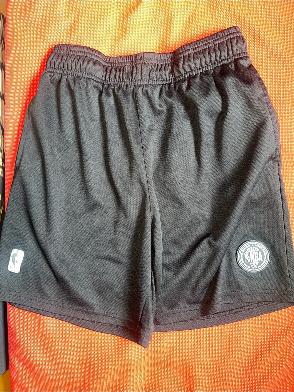 Black NBA Basketball Athletic Shorts Size Youth XL / Adult Small